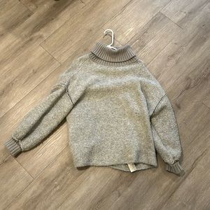 Free People fuzzy turtleneck tunic